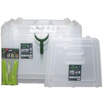 Modulo - Tunnel lot de 3 Modul'o 60 (79x59x50cm) + 1 jeu de 2 embouts + 1 lot de 10 piquets de tunnel