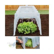 Graf - Tunnel de serre pour plantes et légumes 104x40x30 cm résistant aux uv, transparent, serre agricole