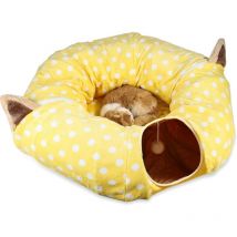Tunnel pour Chat- Jouets Lits pour Chats- Tubes Tunnels Pliable pour Animaux de Compagnie