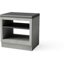 Module de support sud Gaz pour Barbecue en Béton Préfabriqué (Blanc, Gris, Rouge - 81 x 60 x 60 cm) - Usage Extérieur - Tuozi