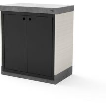 Module Stand plan/venit 1 pour Barbecue en Béton Préfabriqué (Blanc, Gris, Noir - 78 x 47 x 47 cm) - Usage Extérieur - Tuozi
