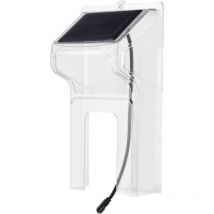 Zoternen - Tür-zu-Tür-Regenschutz mit Solarpanel, durchsichtiger Kunststoffschutz, Sonnet Video Shield, Doreshells, einfache Installation für alle