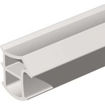 Türanschlagdichtung K2154 DIY Länge 5,2 m zum Einstecken W-PVC blank weiß