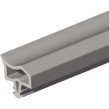 Türanschlagdg.L.5m z.Einfräsen pvc blk weiß Ellen