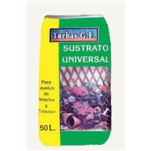 GF - turba sustrato universal 50 litros bolsa , Bolsa turba sustrato universal 50 litrosTurba fibrosa para retención de agua y los elementos