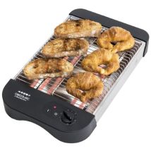Cecotec Toaster Turbo EasyToast Basic – 900 W – 6 Stufen Leistungsregler – herausnehmbare Krümelschublade – rutschfester Unterteil