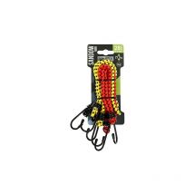 Tendeurs de fixation, cordes pour tente - lot de 6 mini SANDOWS,6 tendeurs élastique avec crochet + BOUCLE,6 ferlette - Turbocar