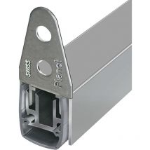 Planet - Türdichter mf-fh-rd Türbodendichtung automatisch für Drehtüren mit Parallelabsenkung Länge 960mm, Aluminium natur