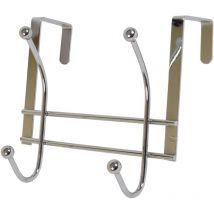 Türgarderobe verchromt Türhaken Kleiderhaken Schrankgarderobe Handtuchhalter