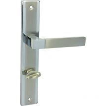 Domino - Türgriff 78 Drückergarnitur wc - Badezimmer SetTürdrückergarnitur real M6/M9