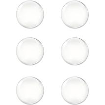 Türgriffstopper Für Die Wandmontage, 6 Transparente, Selbstklebende Türstopper Aus Silikon Mit Starker Haftung Für Schranktüren, Küche, Bad, Büro