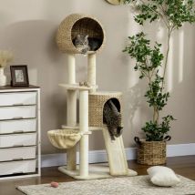 Turm-kratzbaum Mit Plattformen, Nischen Und Sisal-kratzstämmen