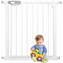 Yardin - Türschutzgitter Treppenschutzgitter ohne Bohren, Türgitter Baby Absperrgitter, Kindersicherung Treppe Schutzgitter für Kinder und Hunde,