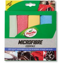 Turtle Wax - Essential Microfibre Cloths (Pack of 4) TWX9314