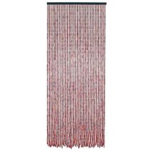 Türvorhang Aus Bambus Und Holzperlen – 200x90 Cm – Maigrün