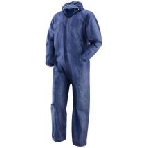 Salopette jetable col. bleu tg.xxl 40gr.