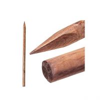 Tuteur en bois 150 cm ø 10 cm Tuteurs avec Pointe Poteaux en Bois Piquets de Fixation Piquets de Jardin