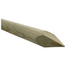 Tutor de Madera de Sombrilla con punta 250x6 cm. (Alto x Diámetro) - - Faura