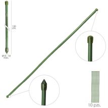 Tutor Varilla Plastico Efecto Bambú Ø 8 - 10 mm. x 120 cm. (Paquete 10 Unidades)