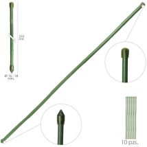 Tutor Varilla Plastico Efecto Bambú Ø 16 - 18 mm. x 210 cm. (Paquete 10 Unidades)