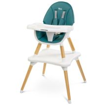 Caretero Tuva Chaise Haute Évolutive Vert Foncé