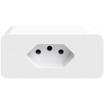 Tlily - Tuya 16A Brazil Standard WiFi Smart Plug with Power Monitor,Smart Life app Socket Voice Work for Home Alexa