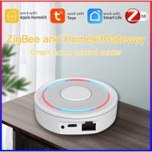 Gotrays - Tuya Apple homekit Dual - mode câblé ZigBee Gateway maison intelligente système de commande vocale à domicile-ZigBee zéro feu 1 chemin