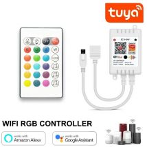 Controller per led rgb+w Smart WiFi con Telecomando IR24 - Tuya