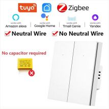 Interruttore Push Smart ZigBee Dimensione: 2 Pulsanti - Tuya