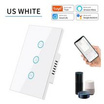 Interruttore Touch per Tapparelle Smart Zigbee Colore: Bianco - Bianco - Tuya