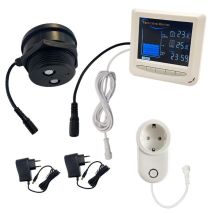 Kit di Misurazione Livello Acqua Wireless RF433 con Display e Presa - Tuya