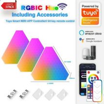 Luci Triangolari a led da Parete Smart Wifi e Bluetooth 3 - Tuya