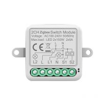 Qiedie - Tuya Smart Switch ZigBee interrupteur à distance module interrupteur invisible Zero Fire interrupteur caché minuterie,ZigBee zéro feu 2 voies