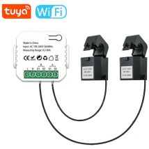 Decdeal - Tuya Wifi compteur d'énergie système solaire photovoltaïque consommation de production d'énergie compteur de surveillance bidirectionnel