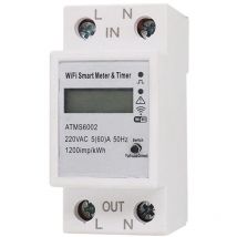 Lifcausal - Compteur électrique intelligent Tuya WiFi Compteur d'énergie intelligent Minuterie Compteur électrique domestique Télécommande app pour