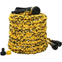 Tuyau extensible 25m jaune Werka Pro avec pistolet
