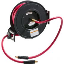 Canbolat Vertriebs Gmbh - arebos Tuyau à Air Comprimé de 15 m avec Enrouleur Tambour - Enrouleur de Tuyau