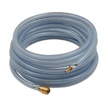 Riegler&co.kg - Tuyau air avec raccord 15m 6x3mm transparent riegler