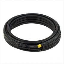 Suinga - Tuyau polyéthylène alimentaire 40mm 10 bar 25m PE100 hd, bande bleu, tuyau d'eau potable/tuyau d'arrosage