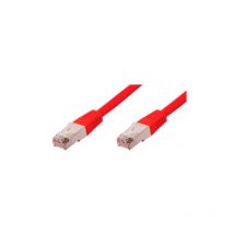 Tuyau blindé F/utp Catégorie 5e 1m Couleur Rouge