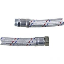 T.i.p. - Technische Industrie Produkte 30903 Tuyau blindé 60 cm 30,3 mm (1) (filet int.), 33,25 mm (1) (filet ext.)