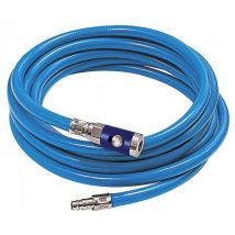 Riegler&co.kg - Tuyau d'air comprimé pvc avec accouplement de sécurité et le connecteur 13x3,5 -10m