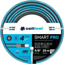 Tuyau d'arrosage Cellfast smart pro ats 4 couches - 20 Mètres de Ø5/8' (15mm) - Bleu