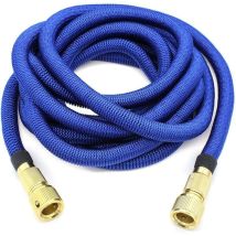 Tuyau D'Arrosage, Extensible À Jardin Tuyau D'Eau Tuyau Rétractable Flexible Avec Fixations En Métal Pour Irrigation/nettoyage Du Jardin/voiture De 