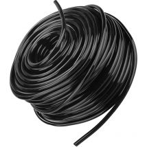 Ineasicer - Tuyau d'arrosage industriel flexible en plastique pvc pour l'agriculture, la pelouse et le jardin (50m)