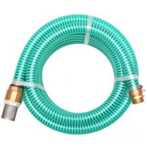 Vidaxl - Tuyau d'aspiration avec raccords en laiton 10 m 25 mm Vert