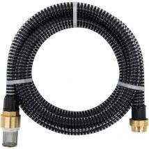 Tuyau d'aspiration avec raccords en laiton noir 1,1' 10 m pvc CFW34802