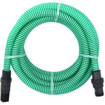 Jeffergarden - fimei Tuyau d'aspiration avec raccords en pvc 10 m 22 mm Vert