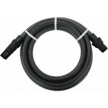 Tuyau d'aspiration avec raccords en pvc noir 1' 4 m pvc Vidaxl