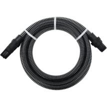 Torana - Tuyau d'aspiration avec raccords en pvc noir 1' 4 m pvc